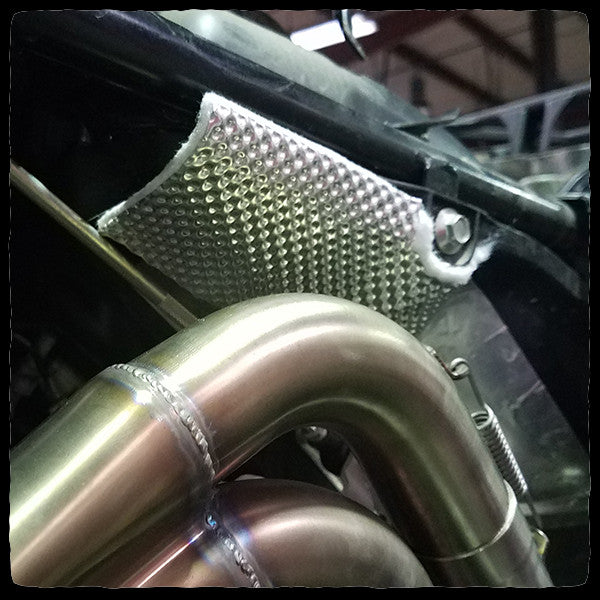 DEI Bodywork Heat Protection Kit on 2014 Grizzly