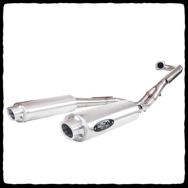 Dual Exhaust Raptor 700 Oval Mufflers