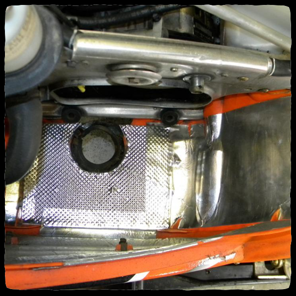DEI BodyworkHeat Protection Kit on Arctic Cat 700 Sno Pro