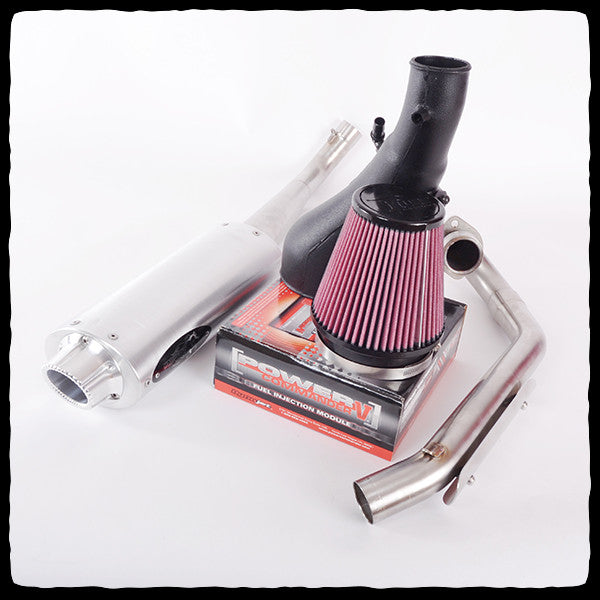 2015-2022 Yamaha Raptor 700 Big 3 Package (Single Exhaust System-PC6-Fuel Customs Intake)