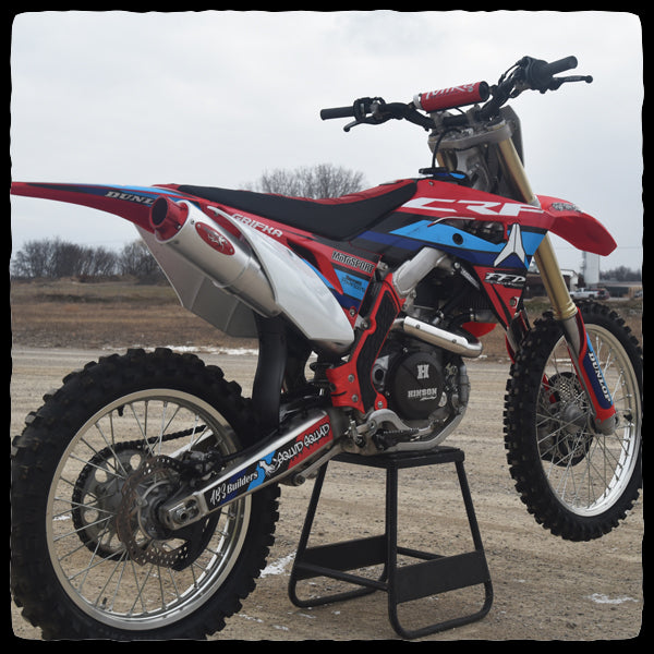 Honda CRF450R/RX Full Single Exhaust System for 2017-2019 Models