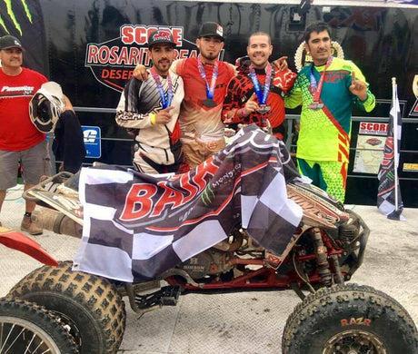 Barker's Sponsored Rider, Juan Pirrunas Dominguez, Wins 2017 Baja 500!