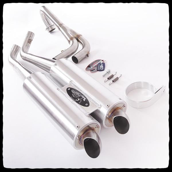 Barker's Dual Exhaust System for Grizzly 700 2014-2015 Models