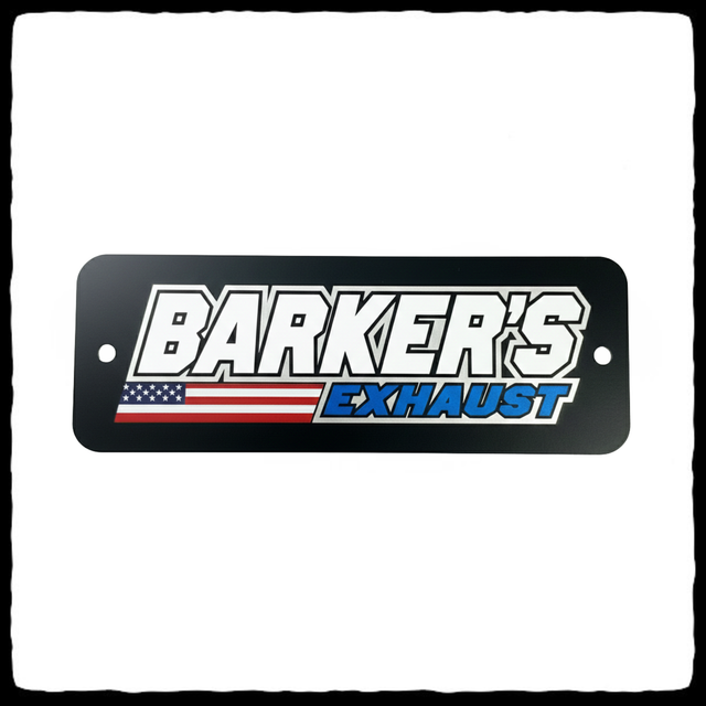 Barkers Exhaust USA Tag