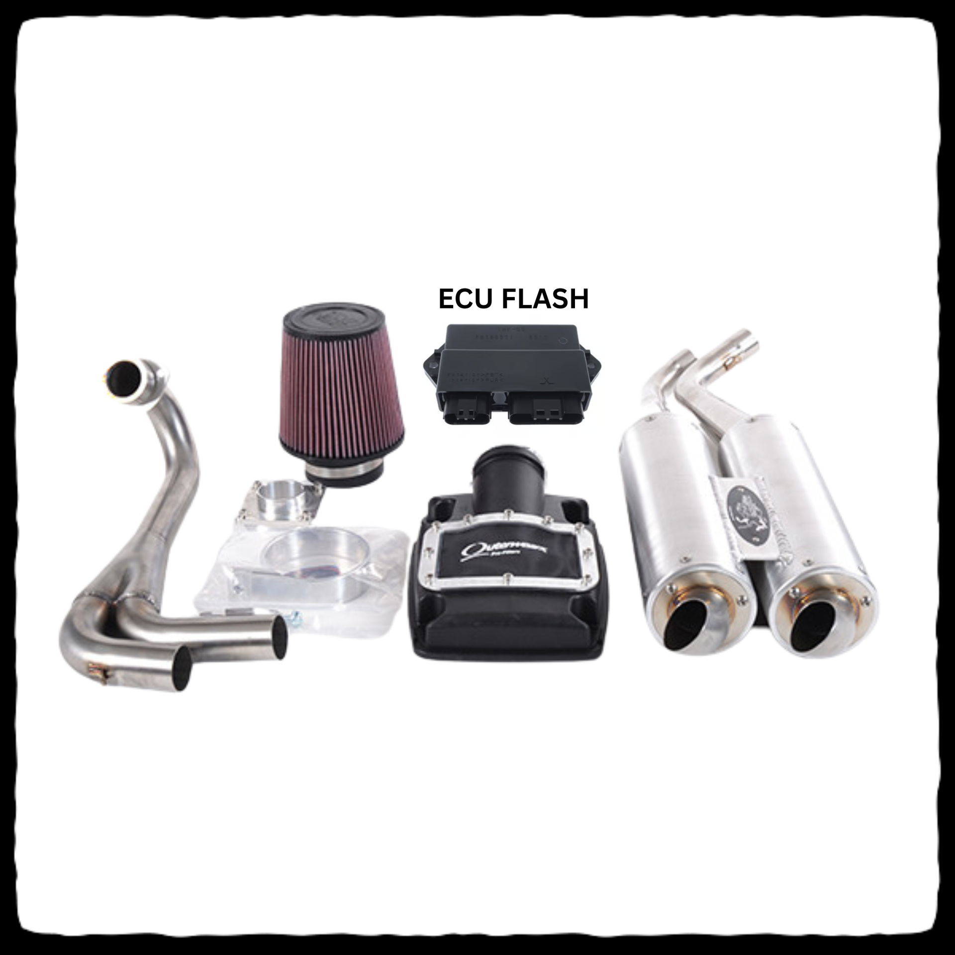 2025 Yamaha Grizzly 700 Dual Exhaust EHS Big 3 Package – Barker's