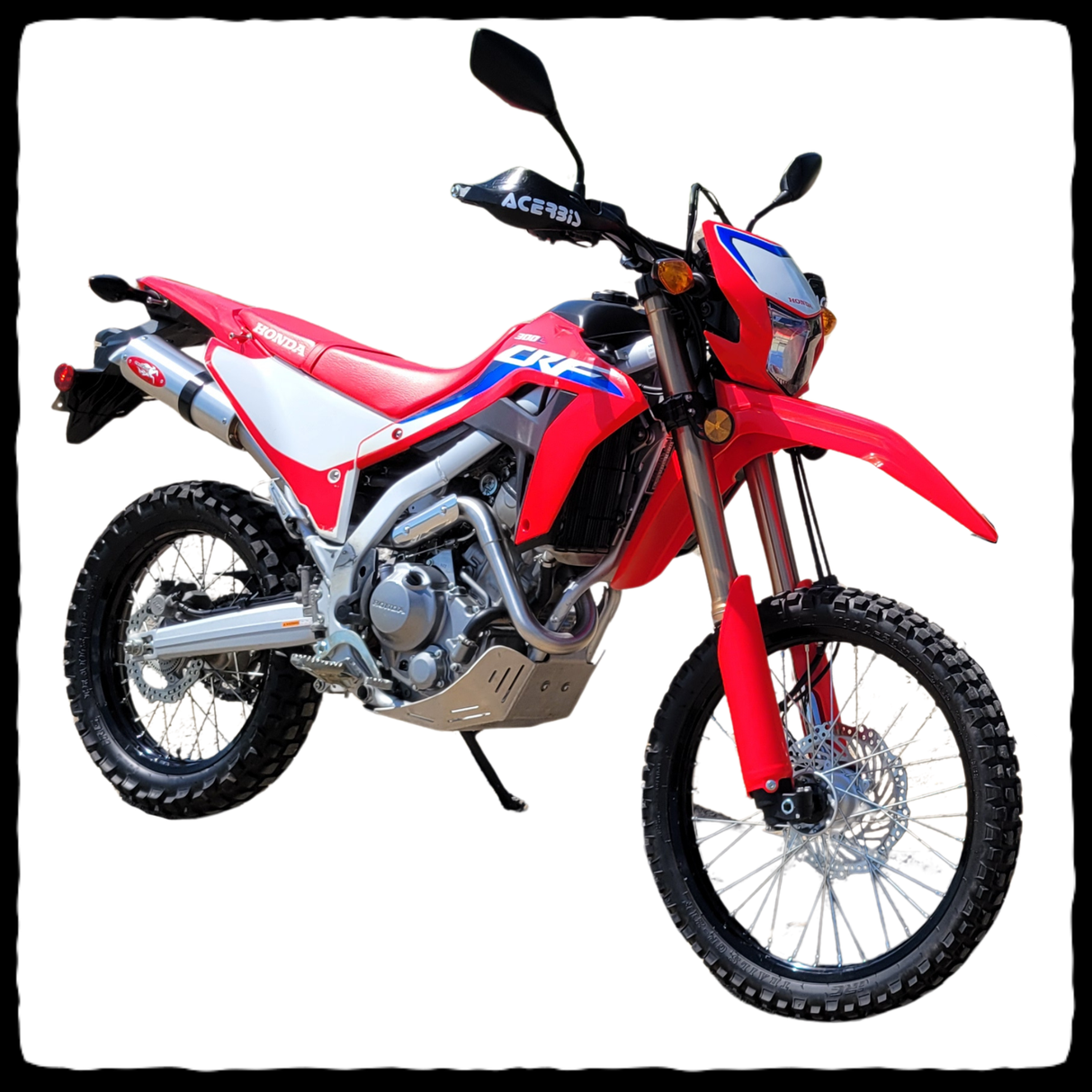 Honda CRF300L Single Exhaust System Front