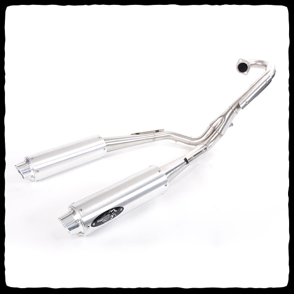 Raptor 700R Dual Exhaust Round