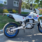 Suzuki DRZ400 Exhaust Black Blue