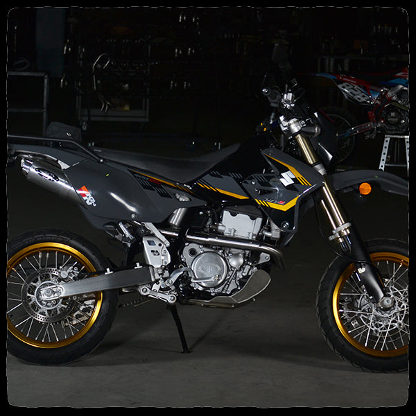 2000-2024 Suzuki DRZ400 Full Single Exhaust System – Barker's Exhaust