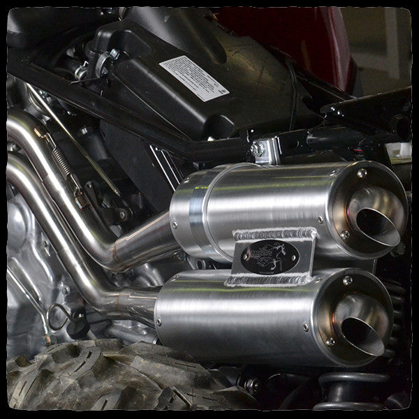 Yamaha Grizzly/Kodiak 700 Dual Exhaust System for 2014-2025 Models