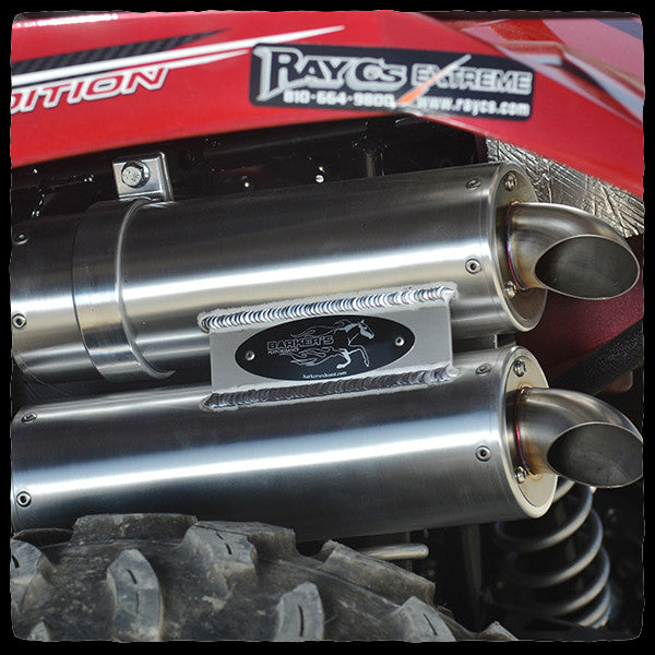 Yamaha Grizzly/Kodiak 700 Dual Exhaust System for 2014-2025 Models