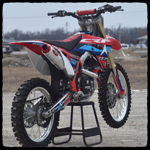 Honda CRF450R/RX Full Single Exhaust System for 2017-2019 Models