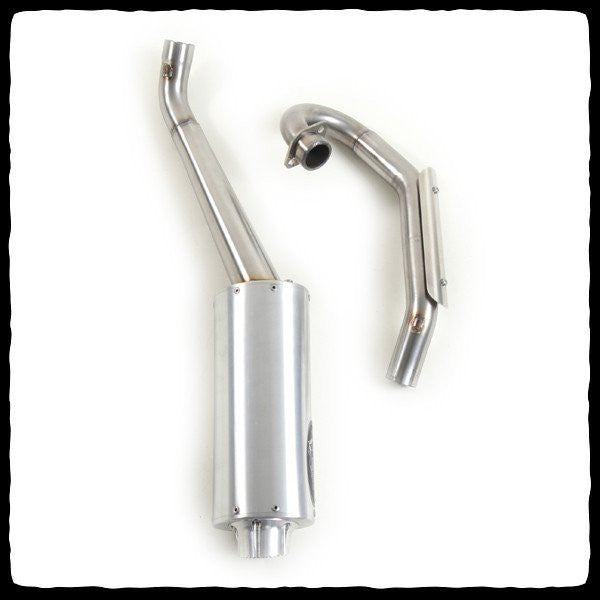 Barker's Kawasaki KFX 400 Single Exhaust Can & Head Pipe