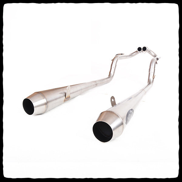 Barker's Performance Dual Inframe Drag Exhaust for 2006-2014 Raptor 700 - Diagonal