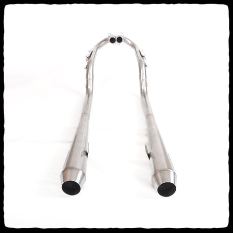 Barker's Performance Dual Inframe Drag Exhaust for 2006-2014 Raptor 700 - Top