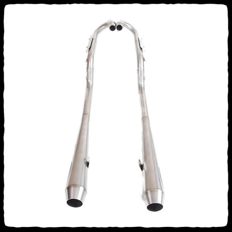 Barker's Performance Dual Inframe Drag Exhaust for 2006-2014 Raptor 700 - Top Full