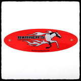Red Barker's Exhaust Replacement Tag