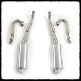 Yamaha Raptor 700 Full Dual Exhaust System for 2006-2014 Models
