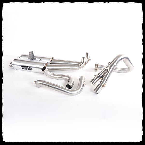 Yamaha Wolverine R-Spec Full 1 into 2 Dual Exhaust System