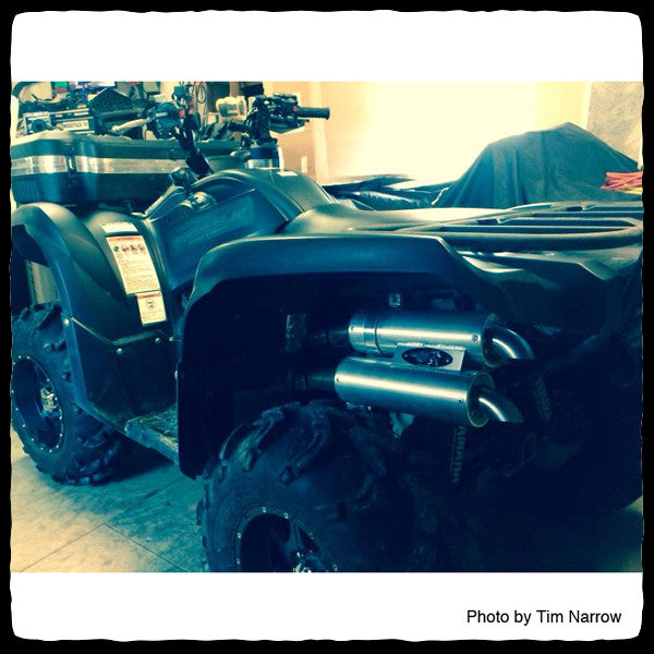 Yamaha Grizzly 700 ATV Full Dual Inframe Exhaust System