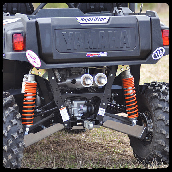 Yamaha Wolverine R-Spec Full 1 into 2 Dual Exhaust System