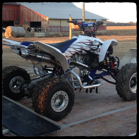 Yamaha YFZ 450 Full Single Exhaust System for Carb Models