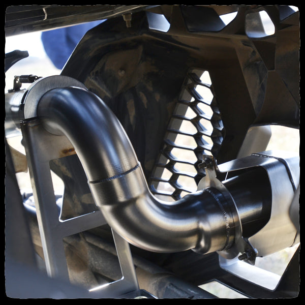 Can Am Maverick X3 Turbo Full Single Exhaust System 2017-2025
