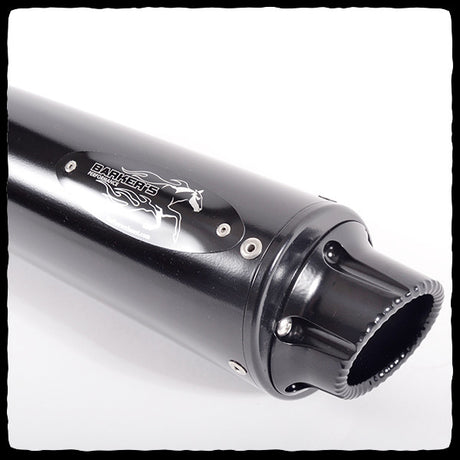 Barker's Maverick Exhaust with Black Tag