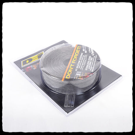 DEI EXO Series Black Exhaust Wrap in Packaging - Diagonal