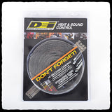 DEI EXO Series Black Exhaust Wrap in Packaging - Front