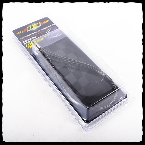 DEI Stainless Steel Locking Ties in Packaging - Barker's Performance - Diagonal