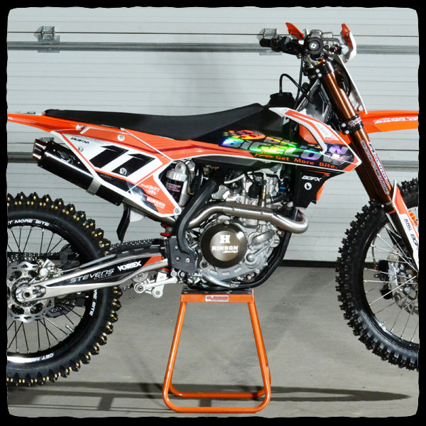KTM 450 SX-F Full Single Exhaust System for 2016-2018 Models