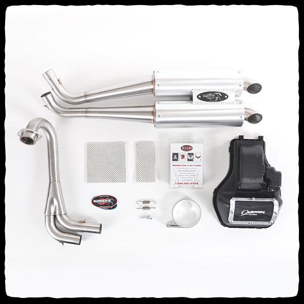 EHS Racing Big 3 Package for 2014-2015 Grizzly 700 - Top with Cans in Back