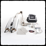 EHS Racing Big 3 Package for 2014-2015 Grizzly 700 - Front with DEI and Cans on Side