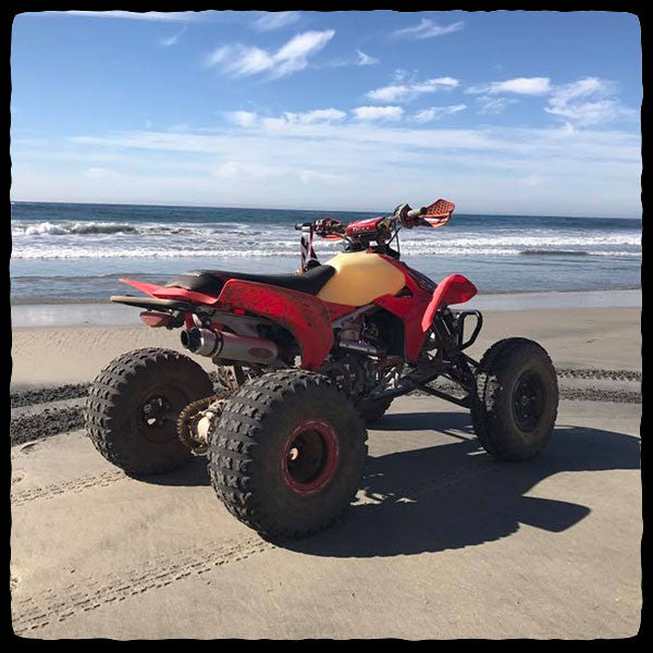 Juan Pirrunas Dominguez - TRX 450 Barker's Exhaust by water