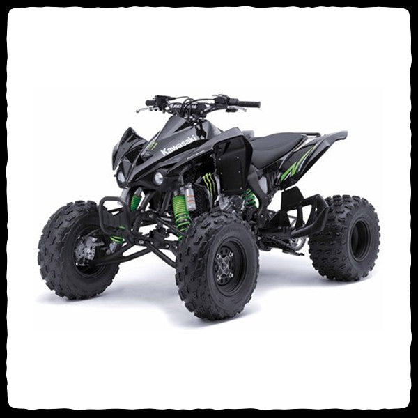 kopandasukiページ Kawasaki KFX 450 ATV Full Single Exhaust System - Barker's