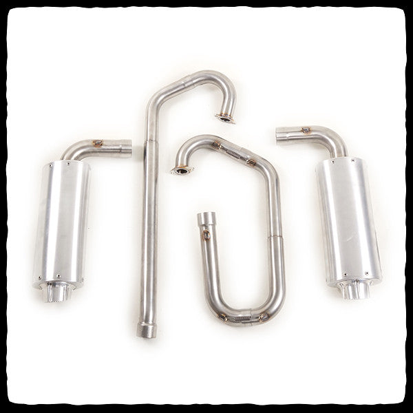 Polaris RZR S 800 (60") Full Dual Exhaust System 2009-2014