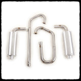 Polaris RZR S 800 UTV Full Dual Exhaust System