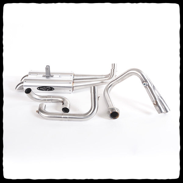Yamaha Wolverine R-Spec Full 1 into 2 Dual Exhaust System